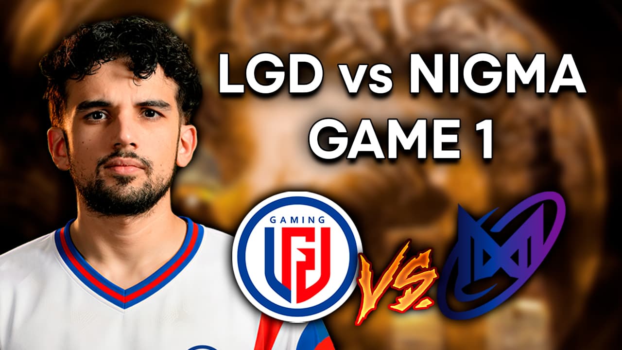 ANÁLISE LGD vs NIGMA - GAME 1 - THE INTERNATIONAL 15