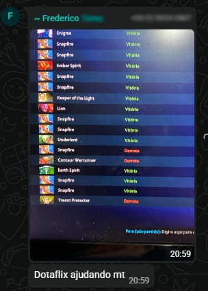 Depoimento de aluno da DOTAFLIX